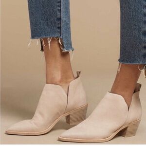 Dolce Vita Shoes Sonni Boots Suede Pointy Toe Ankel Boots Size 9.5 New with Tags